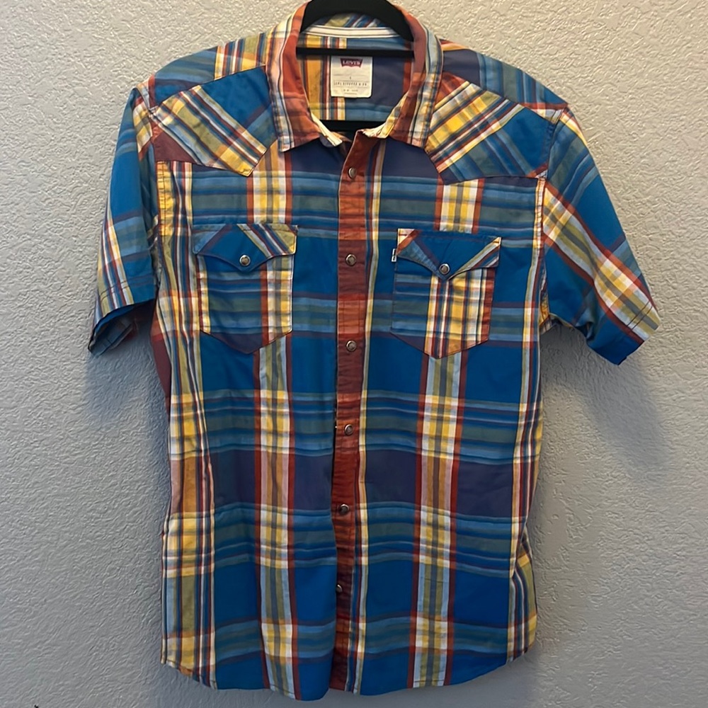 Levi’s men’s short sleeve western shirt